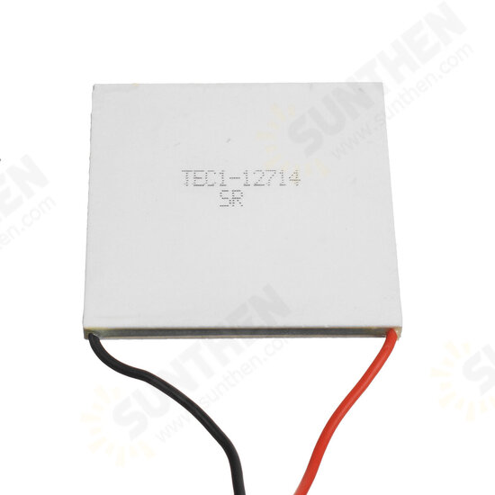 TEC1-12714 12V Heatsink TEC Semiconductor Thermoelectric Cooler 50mm*50mm*3.6mm