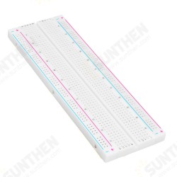 Test Develop DIY 830 Point Solderless PCB Breadboard with 65pcs Male To Male Breadboard Wires Jumper Cable Dupont Wire Bread Board Wires Test Develop DIY 830 Point Solderless PCB Breadboard with 65pcs Male To Male Breadboard Wires Jumper Cable Dupont Wire Bread Board Wires