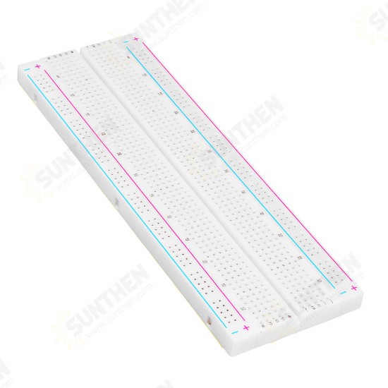 Test Develop DIY 830 Point Solderless PCB Breadboard For MB-102 MB102 with 65pcs Male To Male Breadboard Wires Jumper Cable Dupont Wire Bread Board Wires