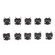 Total 120pcs Tactile Tact Mini Push Button Switch Packet Micro Switch Bags 12 Types Each 10pcs