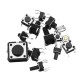 Total 360pcs Tactile Tact Mini Push Button Switch Packet Micro Switch Bags 12 Types Each 30pcs