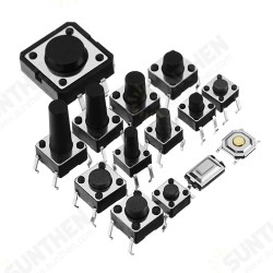 Total 600pcs Tactile Tact Mini Push Button Switch Packet Micro Switch Bags 12 Types Each 50pcs Total 600pcs Tactile Tact Mini Push Button Switch Packet Micro Switch Bags 12 Types Each 50pcs