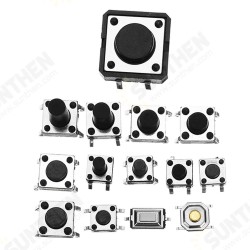 Total 600pcs Tactile Tact Mini Push Button Switch Packet Micro Switch Bags 12 Types Each 50pcs Total 600pcs Tactile Tact Mini Push Button Switch Packet Micro Switch Bags 12 Types Each 50pcs