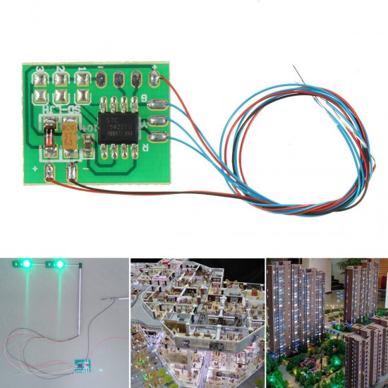 Traffic Light Signal LED Circuit Board for Model Railroad Crossing LED Street Signal