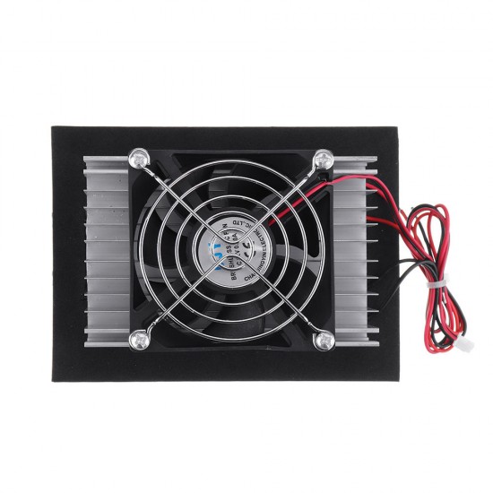 XD-2047 12V 120W Electronic Semiconductor Refrigeration Small Air Conditioner Micro Cooling System Space Radiator Refrigerator