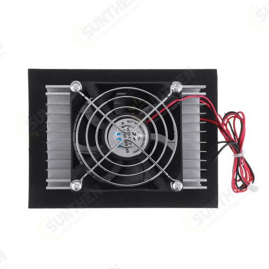 XD-2047 12V 120W Electronic Semiconductor Refrigeration Small Air Conditioner Micro Cooling System Space Radiator Refrigerator