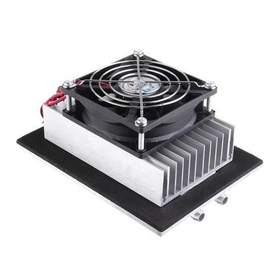 XD-2047 12V 120W Electronic Semiconductor Refrigeration Small Air Conditioner Micro Cooling System Space Radiator Refrigerator