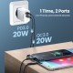 20W 2-Port USB PD Charger Dual 20W USB-C PD3.0 QC3.0 FCP SCP Fast Charging Wall Charger Adapter EU/US/UK Plug for iPhone Samsung Huawei OnePlus 20W 2-Port USB PD Charger Dual 20W USB-C PD3.0 QC3.0 FCP SCP Fast Charging Wall Charger Adapter EU/US/UK Plug for iPhone Samsung Huawei OnePlus