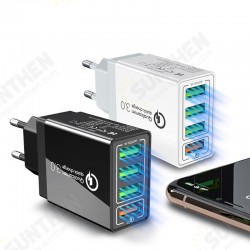 4-Ports USB Charger QC3.0 AFC FCP Fast Charging Wall Charger Adapter EU/US/UK Plug For iPhone 13 Pro For Samsung For OnePlus 9 Pro Xiaomi 4-Ports USB Charger QC3.0 AFC FCP Fast Charging Wall Charger Adapter EU/US/UK Plug For iPhone 13 Pro For Samsung For OnePlus 9 Pro Xiaomi