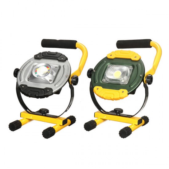 30W Portable USB Rechargeable COB LED Flood Light Outdoor Emergency Camping Lamp for Hiking 220V