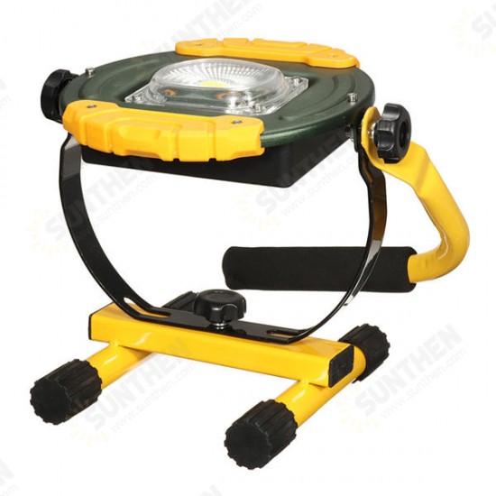 30W Portable USB Rechargeable COB LED Flood Light Outdoor Emergency Camping Lamp for Hiking 220V