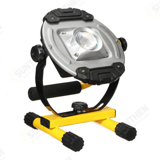 30W Portable USB Rechargeable COB LED Flood Light Outdoor Emergency Camping Lamp for Hiking 220V