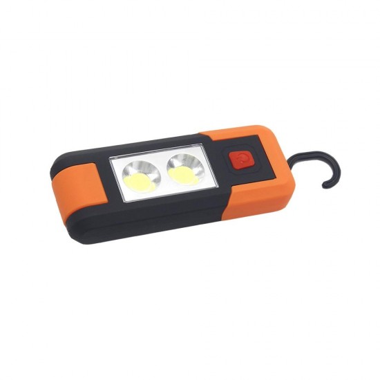 3W Portable Magnetic COB LED Work Light Battery Powered Camping Tent Emergency Lantern With Hook