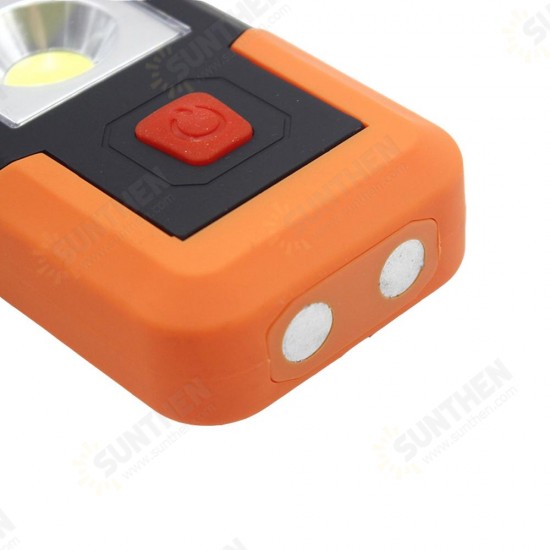 3W Portable Magnetic COB LED Work Light Battery Powered Camping Tent Emergency Lantern With Hook