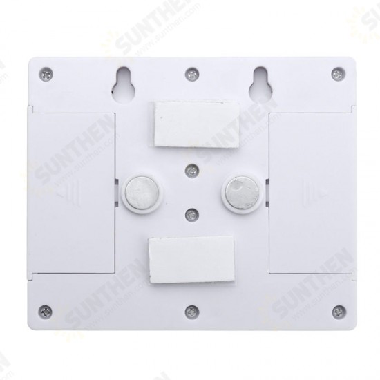 Battery Powered 4 COB LED Night Light Wall Switch Self Stick Closet 6000K White Bright