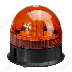 DC12-24V 40LED Magnetic Roof Rotating Flash Amber Beacon Strobe Tractor Warning Signal Light DC12-24V 40LED Magnetic Roof Rotating Flash Amber Beacon Strobe Tractor Warning Signal Light