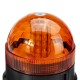 DC12-24V 40LED Magnetic Roof Rotating Flash Amber Beacon Strobe Tractor Warning Signal Light