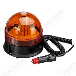 DC12-24V 40LED Magnetic Roof Rotating Flash Amber Beacon Strobe Tractor Warning Signal Light DC12-24V 40LED Magnetic Roof Rotating Flash Amber Beacon Strobe Tractor Warning Signal Light