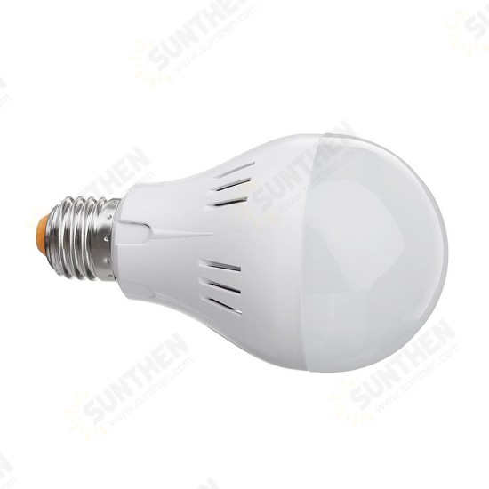 E27 A60 5W 320LM Pure White Natural White Microwave Sensor Emergency LED Light Bulb AC85-265V