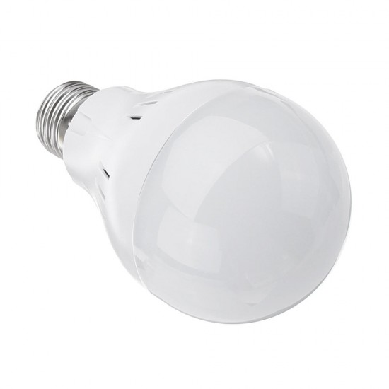 E27 A60 5W 320LM Pure White Natural White Microwave Sensor Emergency LED Light Bulb AC85-265V