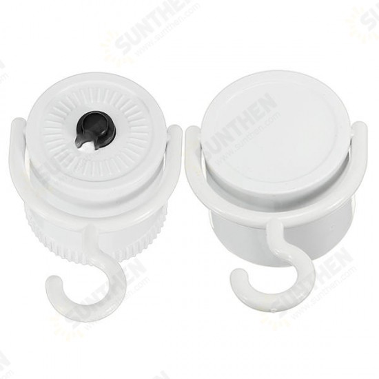 E27 Socket Base Screw Lamp Holder With Hook For Emergency Light Bulb