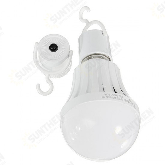 E27 Socket Base Screw Lamp Holder With Hook For Emergency Light Bulb