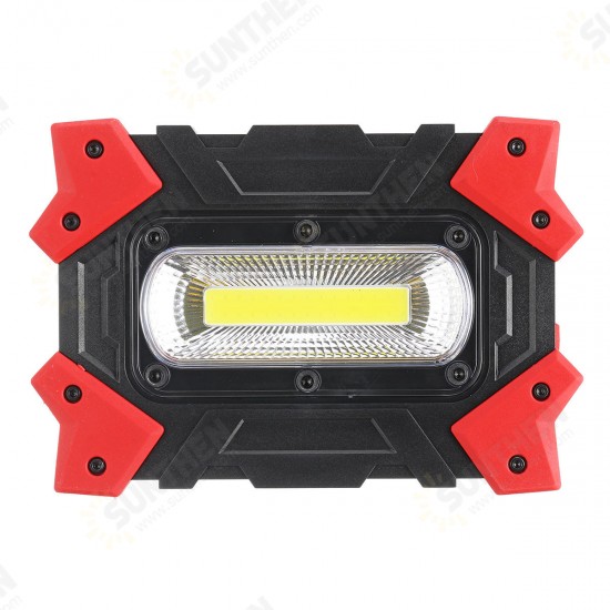 Foldable COB LED Work Light Portable 3 Modes Flood Lamp for Outdoor Camping Emergency