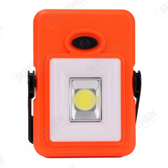 Portable COB Hook Magnetic Work Light Battery Powered Outdoor Lamp for Camping Fishing Hiking