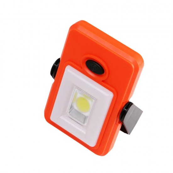 Portable COB Hook Magnetic Work Light Battery Powered Outdoor Lamp for Camping Fishing Hiking