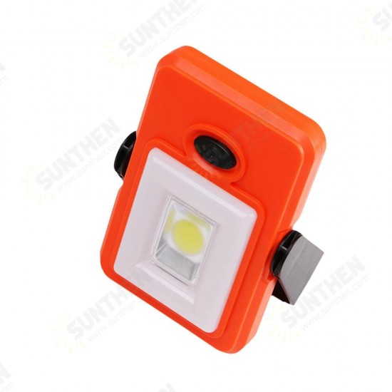 Portable COB Hook Magnetic Work Light Battery Powered Outdoor Lamp for Camping Fishing Hiking