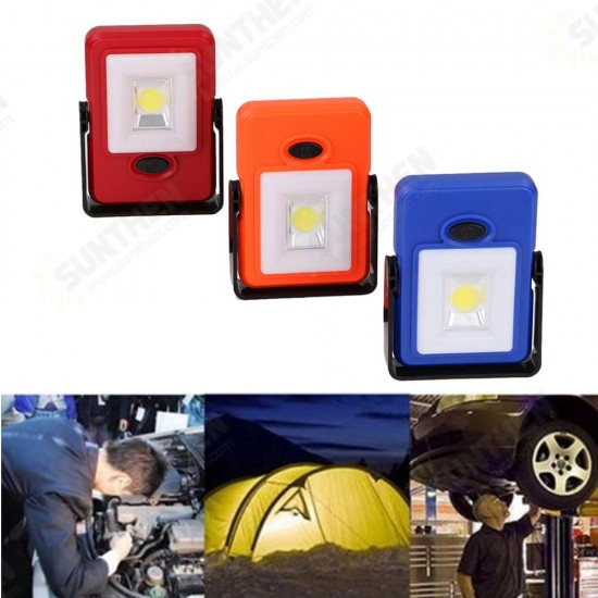 Portable COB Hook Magnetic Work Light Battery Powered Outdoor Lamp for Camping Fishing Hiking