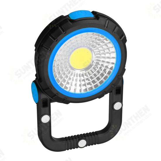 Portable COB LED Magnetic Hook Camping Lantern Outdoor Work Torch Hanging Emergency Light