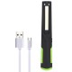 Portable COB LED USB Rechargeable Magnetic Work Light Hook Foldable Camping Tent Torch Flashlight