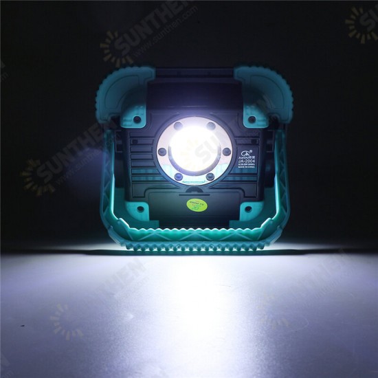 Portable LED Work Light USB Rechargeable 360°Adjustable Flashlight w/ Light Bulb