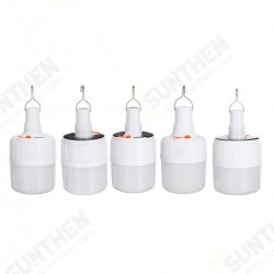 Rechargeable 5 Modes Solar Powered LED Bulb Emergency Light for Outdoor Camping Use Rechargeable 5 Modes Solar Powered LED Bulb Emergency Light for Outdoor Camping Use