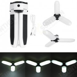 Rechargeable USB 60LED Solar Garage Light Three Leaves Multifunctional Emergency Camping Ceiling Lamp with Cable Line Rechargeable USB 60LED Solar Garage Light Three Leaves Multifunctional Emergency Camping Ceiling Lamp with Cable Line