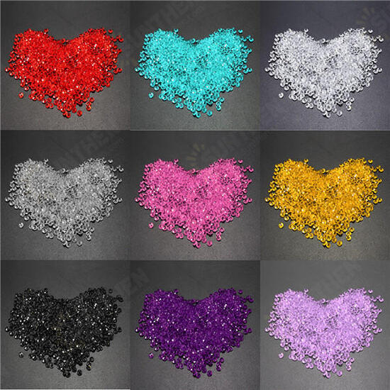 1000pcs 4.5mm Table Crystal Diamond Acrylic Crystals Diamonds Wedding Party Decoration