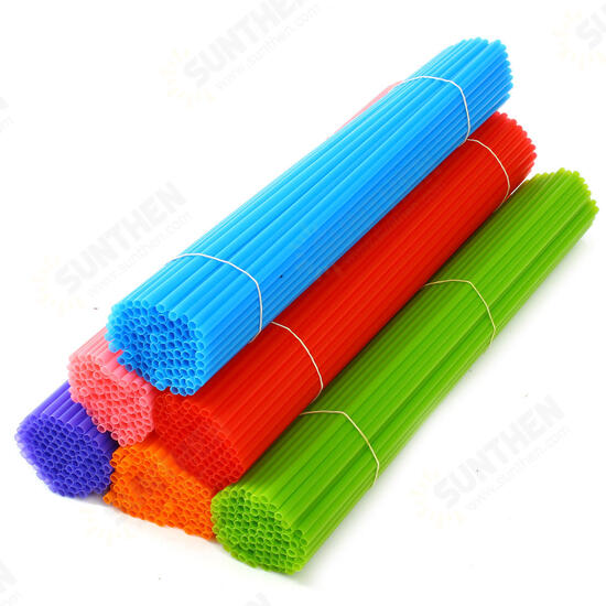 100pcs 38cm Plastic Colorful Balloon Stick Balloon Prop Party Decoration