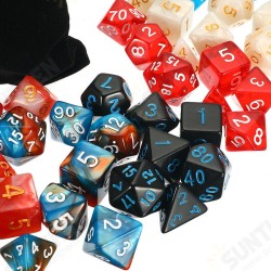 105 Pcs Dice Set Polyhedral Dices 7 Color Role Playing Table Game With Cloth Game Multi-sied Dice 105 Pcs Dice Set Polyhedral Dices 7 Color Role Playing Table Game With Cloth Game Multi-sied Dice