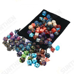 105 Pcs Dice Set Polyhedral Dices 7 Color Role Playing Table Game With Cloth Game Multi-sied Dice 105 Pcs Dice Set Polyhedral Dices 7 Color Role Playing Table Game With Cloth Game Multi-sied Dice