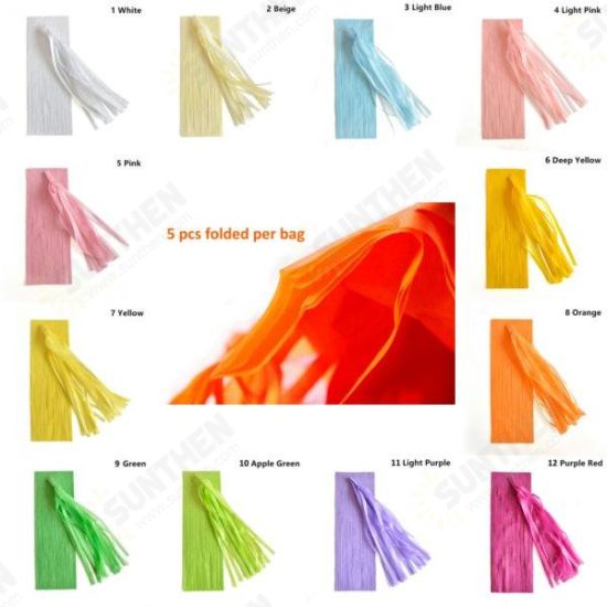 14 Inch Tissue Paper Tassel Garland Birthdays Party Decorations Event Gift Pack Balloon Accessoriess