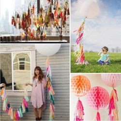 14 Inch Tissue Paper Tassel Garland Birthdays Party Decorations Event Gift Pack Balloon Accessoriess 14 Inch Tissue Paper Tassel Garland Birthdays Party Decorations Event Gift Pack Balloon Accessoriess