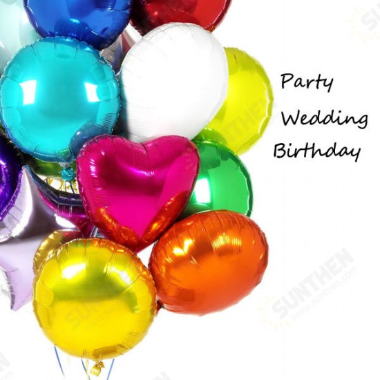 18inch Foil Helium Balloons Round Shape For Parties Celebration