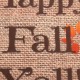 18inchx12.5inch Happy Fall Yall Autumn Polyester House Holiday Decorations Garden Flag