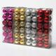 24pcs Xmas Tree Decoration Christmas Glitter Balls Ornament