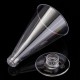 25Pcs Dessert Mousse Cake Cup Canape Dishes Clear Plastic Jelly Goblet Party
