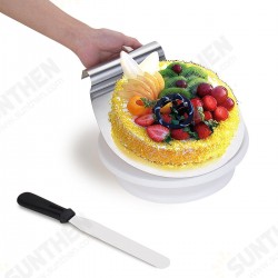 28cm Rotating Cake Icing Decorating Revolving Display Stand Turntable Smoother 28cm Rotating Cake Icing Decorating Revolving Display Stand Turntable Smoother