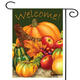 28inch x 40inch Pumpkin Harvest Cornucopia Welcome Autumn Fall Garden Flag Yard Banner Decorations