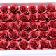 30PCS Artificial Rose Flower Crystal Gold Powder Valentine's Day Party Gift Decorations