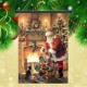 30x45cm Christmas Polyester Santa Claus Welcome Flag Garden Holiday Decoration